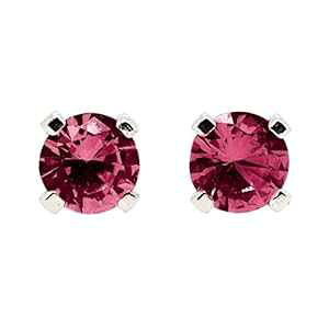 [W 6 mm _[Nbh K[lbg WFXg[ |Xg X^bh sAX X^[O Vo[ - 1 ̒a Melanie Golden Jewelry Large 6mm Dark Red Garnet Gemstone Post Stud Earrings in Sterling Silver - J