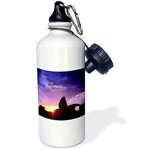 3dRose USA, Utah, National Park. Arches at sunset. -Sports Water Bottle, 21oz , Multicolored