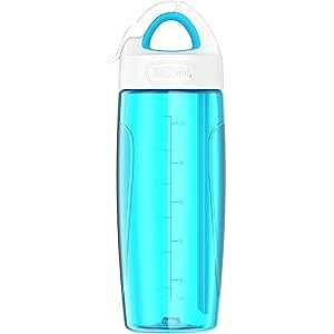 Thermos Sport Bottle with Covered Straw, 24-Ounce, Teal