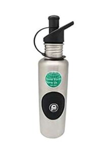 RIPURI AdventurePro Stainless Steel Filter Water Bottle - 27oz, Classic Power Pump, Ideal for Home,Office,Outdoor Activities,Camping,Hiking,Backpacking,Emergency Preparedness, Sports Cap Included.