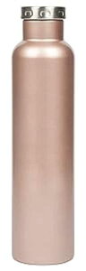 FIFTY/FIFTY C OE[ EH[^[{gA׌AZu tBteBA750ml/25 IXA[YS[h FIFTY/FIFTY Wine Growler Water Bottle, Narrow Mouth, Seven Fifty, 750ml/25 oz, Rose Gold
