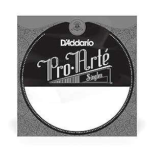 D'Addario J4505 Pro-Arte �i�C���� �N���V�b�N�M�^�[ �P�� �m�[�}���e���V���� 5�� D'Addario J4505 Pro-Arte Nylon Classical Guitar Single String, Normal Tension, Fifth String