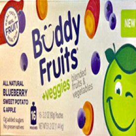 バディフルーツとブルーベリーサツマイモとリンゴ Buddy Fruits Buddy Fruit plus Blueberry Sweet Potato & Apple