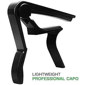 M^[J|A6AR[XeBbN&GLM^[J|ASIIWOOM^[J|AR[XeBbN(ubN) Guitar Capo, 6-String Acoustic & Electric Guitar Capo,SIIWOO Guitar Capo Acoustic(Black)