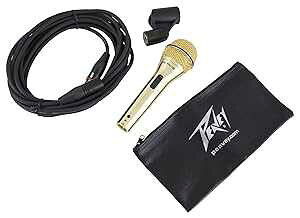Peavey PVi 2 XLR S[h J[fBIChPw_Ci~bN {[J }CN XLR P[ut Peavey PVi 2 XLR Gold Cardioid Unidirectional Dynamic Vocal Microphone with XLR Cable