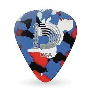 Planet Waves D'Addario Multi-Color Celluloid Guitar Picks, 100 pack, Light