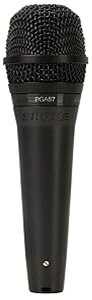 Shure PGA57 Dynamic Microphone - Professional Quality Instrument Mic with Cardioid Pick-up Pattern, 3-in XLR Connector, Stand Adapter and Zipper Pouch, No Cable (PGA57-LC)