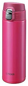 Tiger Water Bottle, 16.9 fl oz (480 ml), Direct Drinking, Stainless Steel, Mini Bottle, Sahara Mug, Lightweight, Dream Gravity, Passion Pink, MMJ-A048-PA Tiger