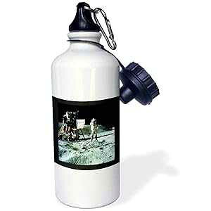 3dRose EH[^[{gA21IXAzCg 3dRose Water Bottle, 21oz, White