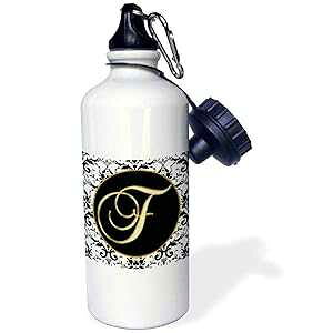 3dRose EH[^[{gA21IXAzCg 3dRose Water Bottle, 21oz, White