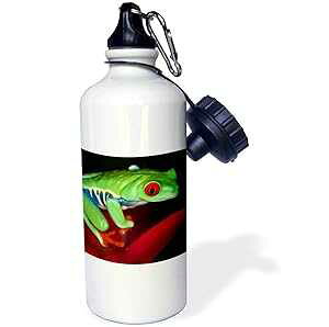 3dRose EH[^[{gA21IXAzCg 3dRose Water Bottle, 21oz, White