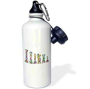 3dRose EH[^[{gA21IXAzCg 3dRose Water Bottle, 21oz, White