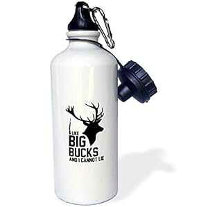 3dRose EH[^[{gA21IXAzCg 3dRose Water Bottle, 21oz, White