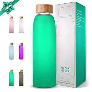 یVRX[uƒ|WtKXEH[^[{g A[oO[A18IXAnht304XeX|W1ABPAt[AH􂢋@ΉAō̃Mtg Glass Water Bottle with Prote