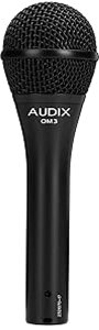 Audix OM-3 Hypercardioid Dynamic Vocal Microphone (OM3xbd1)