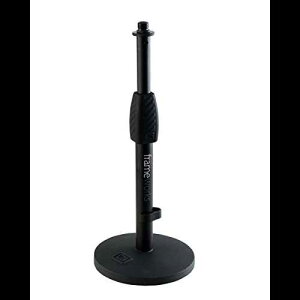 Gator Frameworks �f���b�N�X �f�X�N�g�b�v �}�C�N �X�^���h �������߉\ (GFW-MIC-0601) Gator Frameworks Deluxe Desktop Microphone Stand with Adjustable Height (GFW-MIC-0601)