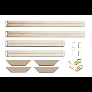 P&L ART. DIY Solid Wood Canvas Frame Kit 16 x20 Inch for Oil ting & Wall Art - Customized Wooden Art Frames for tings & Canvases - Easy to Build Canvas Stretching System - Framed Picture Accessories