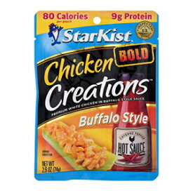 スターキストチキンクリエーションズボールドバッファロースタイル-2.6オンスポーチ（12パック） StarKist Chicken Creations BOLD Buffalo Style - 2.6 oz Pouch (Pack of 12)
