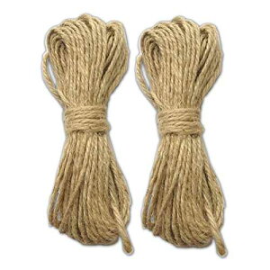 LWR CRAFTS W[g[v 2.5mm 90tB[g i` ^oT~p LWR CRAFTS Jute Rope 2.5mm 90ft Natural for Small Clothespins
