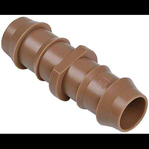 JOYPRO 24 �_�H���o�[�u�J�b�v�����O�p�� (17mm) 1/2 �C���`�`���[�u (0.600 �C���` ID) �p - ���V�X�e������уX�v�����N���[�p���p�C�v�R�l�N�^ JOYPRO 24 Pieces Drip Irrigation Barbed Couplings Fittings