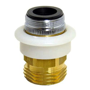 DANCO Dishwasher Snap Coupling Adapter, 15/16 in.-27M or 55/64 in.-27F x 3/4 in. GHTM, Brass (10521), Brass/ Brass