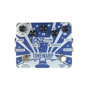 CNZ Audio Time Warp - }`fBC M^[ GtFNg y_AfA & o CNZ Audio Time Warp - Multi-Delay Guitar Effects Pedal, Dual Input & Output