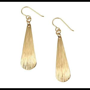 uYo[N O eBAhbv CO John S Brana Designer Jewelry Bronze Bark Long Teardrop Earrings