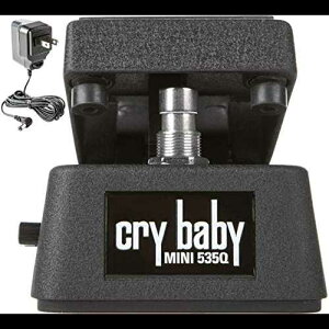 _bv CBM535Q Cry Baby Q ~j E GtFNg y_ oh _bv ECB-003 9 {g AC A_v^[t MXR Dunlop CBM535Q Cry Baby Q Mini Wah Effects Pedal Bundle with Dunlop ECB-003 9-volt AC Adapter