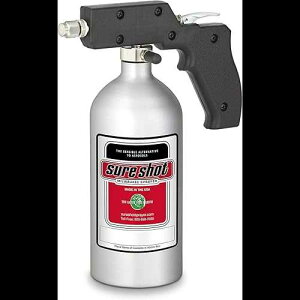 Sure Shot - M2400 �V���o�[�A���}�C�g�����A���~�j�E���X�v���[�A���߉\�ȃm�Y���t�� Sure Shot - M2400 Silver Anodized Aluminum Sprayer with Adjustable Nozzle