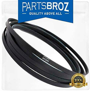 PartsBroz �� 341241 Whirlpool & Kenmore �p�h���C���[ �h���� �x���g - ���i�ԍ� AP2946843�AW10127457�AFSP341241�A8066065�A����� 694088 ��u�������܂� 341241 Dryer Drum Belt for Whirlpool & Kenmore by PartsBroz - Replaces Part 