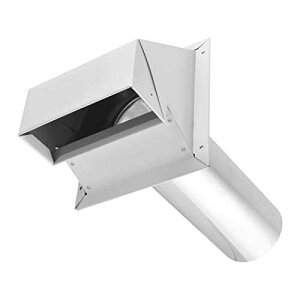 �C���y���A�� VT0501 4 �C���`�r�C�h���C���[ �x���g �L���b�v�A�z�C�t�[�h�ϊ��t���A1 �p�b�N Imperial VT0501 4-Inch Exhaust Dryer Vent Cap, with Intake Hood Conversion, 1-Pack