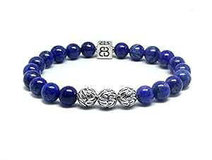 sXY uXbgAY sXYƃX^[OVo[ o r[Y uXbgAjpv~AiuXbg Kartini Studio Lapis Lazuli Bracelet, Men's Lapis Lazuli and Sterli