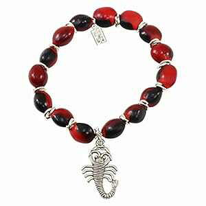 �y���[�̃M�t�g �T�\�� �`���[�� �L�k���̂���u���X���b�g �����p - �Ӗ��̂��� Huayruro ���b�h �u���b�N �V�[�h - �����т̋����̃V���{�� - Evelyn Brooks �ɂ����ɗD�����W���G���[ EvelynBro