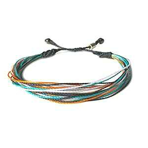 RUMI SUMAQ �D�莅�u���X���b�g �T�C�Y�����\ �l�C�r�[ �I�����W �A�N�A RUMI SUMAQ Woven Thread Bracelet Size Adjustable Navy Orange Aqua