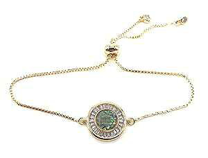 SIFRIMANIA Modern Bracelets for Women 18K Gold Plated Adjustable Clasp
