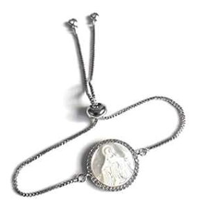 ����}���A�̃}�U�[�I�u�p�[�����߉\�ȃ`�F�[���u���X���b�g Sifrimania Virgin Mary Mother of Pearl Adjustable Chain Bracelet