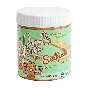 Laurel's "The Selfie" バター ? シナモントーストクランチ ? 高プロテインバター ? ケトフレンドリー ? ヘルシーなナッツバタースナック ? 低炭水化物バター ? グルテンおよび保存料不使用 ? 砂糖バ
