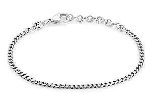 Galis Cuban Link Bracelet for Men - Silver Plated Over Premium Stainless Steel Bracelets for Men, This Silver Cuban Link Bracelet Is the Gift for Him, Mens Bracelet 7-8 Wrist Size & 3mm Chain Thick