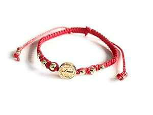 ���x�l�f�B�N�g�̒��߉\�ȐԂ��R�̕ی�u���X���b�g Sifrimania St Benedict Adjustable Red String Protection Bracelet