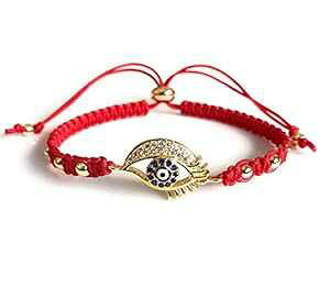 �Ԃ�������u���X���b�g�׊Ꮧ���̂��߂̒��߉\�ȃJ�o���W���G���[ Sifrimania Red String Bracelet Evil Eye for Women Adjustable Kabbalah Jewelry