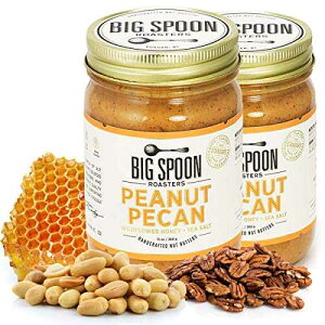 Big Spoon Roasters Keto Peanut Pecan Butter with Organic Wildflower Honey & Sea Salt - ݂͂ᓜs[ibco^[ - s[JibcN[~[s[ibco^[ - p[t[AVRs[ibco^[ 