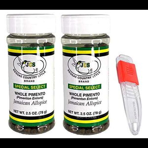 JCS z[sg 2.5 IX{g 2 pbNA߉\ȌvʃXv[tAꂽ O Datz ̗DꂽpbP[W JCS Whole Pimento 2.5oz Bottle Pack of 2 with Adjustable Measuring Spoon in Sealed O Datz Good Pa
