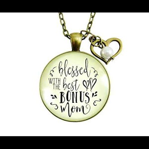 Gutsy Goodness 36 �C���` �x�X�g �{�[�i�X �}�} �l�b�N���X �p�� �S�b�h�}�U�[ �W���G���[ �ے��I�ȃM�t�g Gutsy Goodness 36 Best Bonus Mom Necklace Stepmom Godmother Jewelry Symbolic Gift