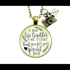 Gutsy Goodness 24 �C���` �E�F�f�B���O �J�����}�� �M�t�g �l�b�N���X �V�������� �J���� �`���[�� ���肪�Ƃ� Gutsy Goodness 24" Wedding Photographer Gift Necklace A New Life Camera Charm Thank You