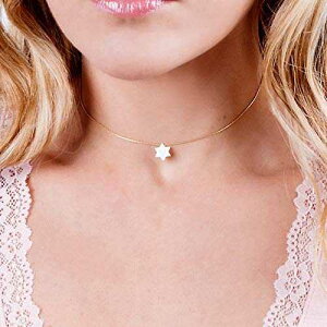 zCgIp[ Magen David On @ׂ 14K S[htBh `[J[ lbNX - David X^[ `[ - 13.5 C` + 3 C` GNXe_[ Tooliks White Opal Magen David On Delicate 14K Gold Filled Ch