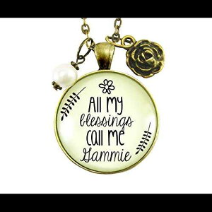 Gutsy Goodness 36 C` K~[ lbNX All My Blessings Southern Grandma Mtg WG[ Gutsy Goodness 36" Gammie Necklace All My Blessings Southern Grandma Gift Jewelry
