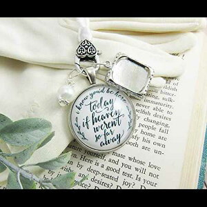 �E�F�f�B���O �u�[�P �������A�� �`���[�� I Know You'd Be Here Today If Heaven �V���o�[�g�[�� �z���C�g �v���o �u���C�_�� �t�H�g �W���G���[ Gutsy Goodness Wedding Bouquet Memorial Charm I Know You'd Be Here Today I