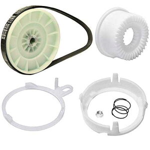 W10721967 bV[v[[Nb`Lbg & W10006384 bV[hCuxgp Maytag Kenmore bV[ AP4514411 PS2579381 Cykemo W10721967 Washer Pulley Clutch Kit & W10006384 Washer Drive Belt Replacement for 