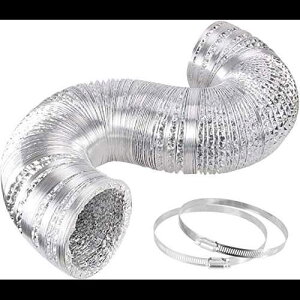 iPower GLDUCT25CV1 6 C` 25 tB[g fMtbNX GA A~jE _Ng hC[ xg z[X HVAC CpANv 2 t iPower GLDUCT25CV1 6 Inch 25 Feet Non-Insulated Flex Air Aluminum Duct