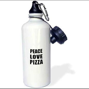 3dRose Peace Love and Quilting-Things That Make me Happy-Quilter Gift Sports Water Bottle, 21 oz, Multicolored